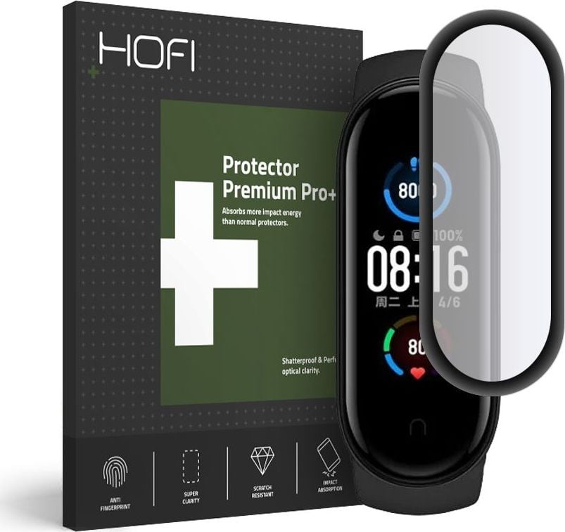 Hofi Glass Mi Smart Band 5 sticla hibrida