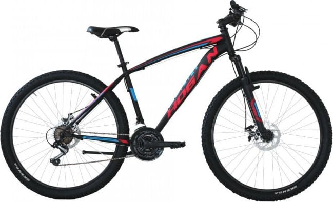 Bicicletă Hogan 27.5` Mtb bărbat/negru/roșu