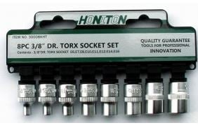 Torx soclu set 3/8 „8pcs E6-E16. (H3008)