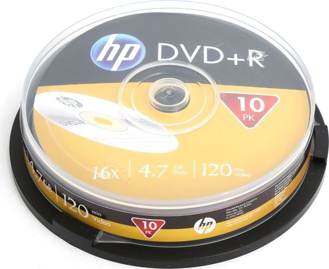 HP DVD+R 4,7 GB 16x10 buc (hDRE00027)