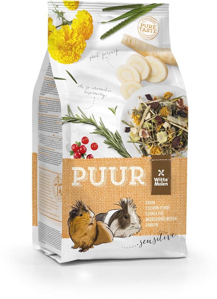 Hrana hamsteri, Witte Molen, Puur, Sensitive, 800g