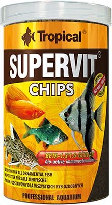 Hrana pentru pesti de acvariu Tropical Supervit Chips, 100ml / 52g