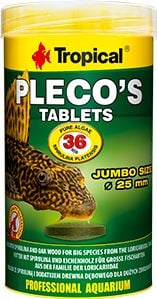 Hrana pesti acvariu Tropical Pleco´s Tablets 250ml