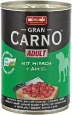 Hrana umeda pentru caini Animonda Gran Carno, Adult, Vita si Caprioara, 400g