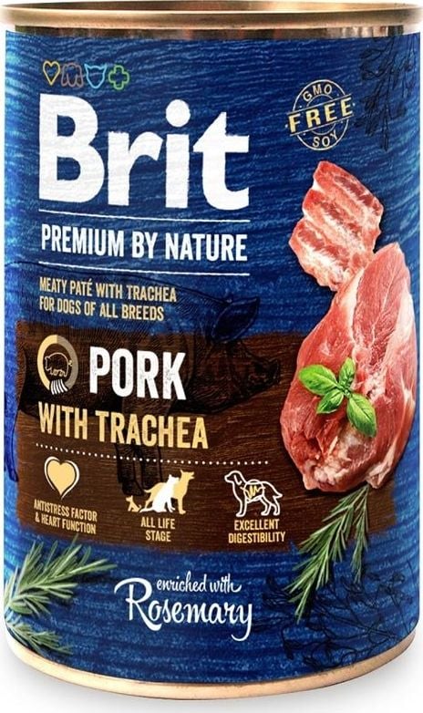 Hrana umeda pentru caini, Brit Premium, Porc, 400g