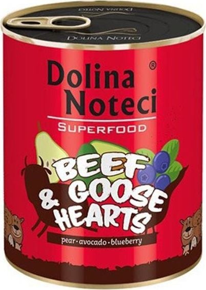 Hrana Umeda pentru Caini Dolina Noteci Superfood Vita si Inimi de Gasca, 800 g