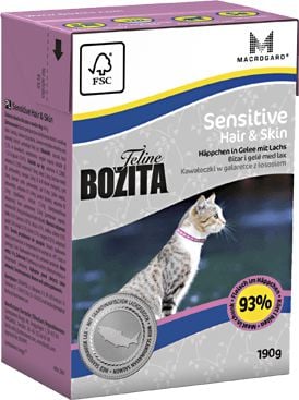 Hrana umeda pentru pisici Bozita®, Hair & Skin Sensitive, 190 gr