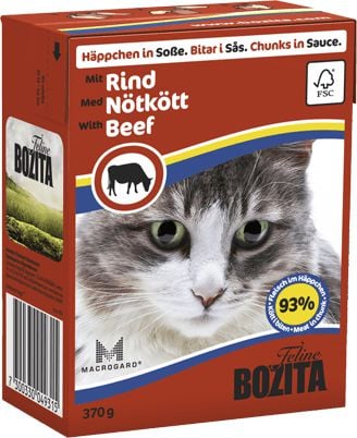 Hrana umeda pentru pisici, Bozita, Vita, 370 g