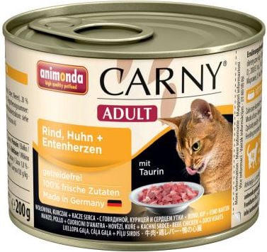 Hrana Umeda pentru Pisici Carny Adult Pui si Rata 200 g