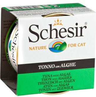 Hrana umeda pentru pisici Schesir Ton si Alge 85 g
