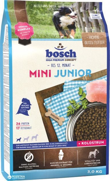 Hrana uscata pentru caini Bosch Mini junior 1 kg