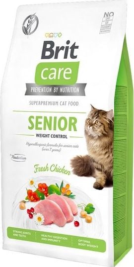 Hrana uscata pentru pisici Brit Care Cat Grain Free Senior, 7 kg