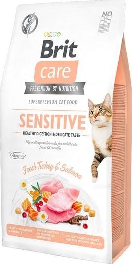 Hrana uscata pentru pisici Brit Care Cat Grain Free Sensitive, 2 kg