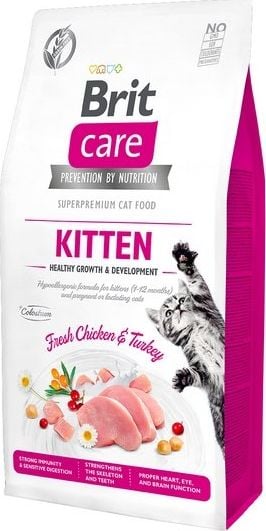 Hrana uscata pentru pisici Brit Care GF, Healthy Growth & Development, 400g