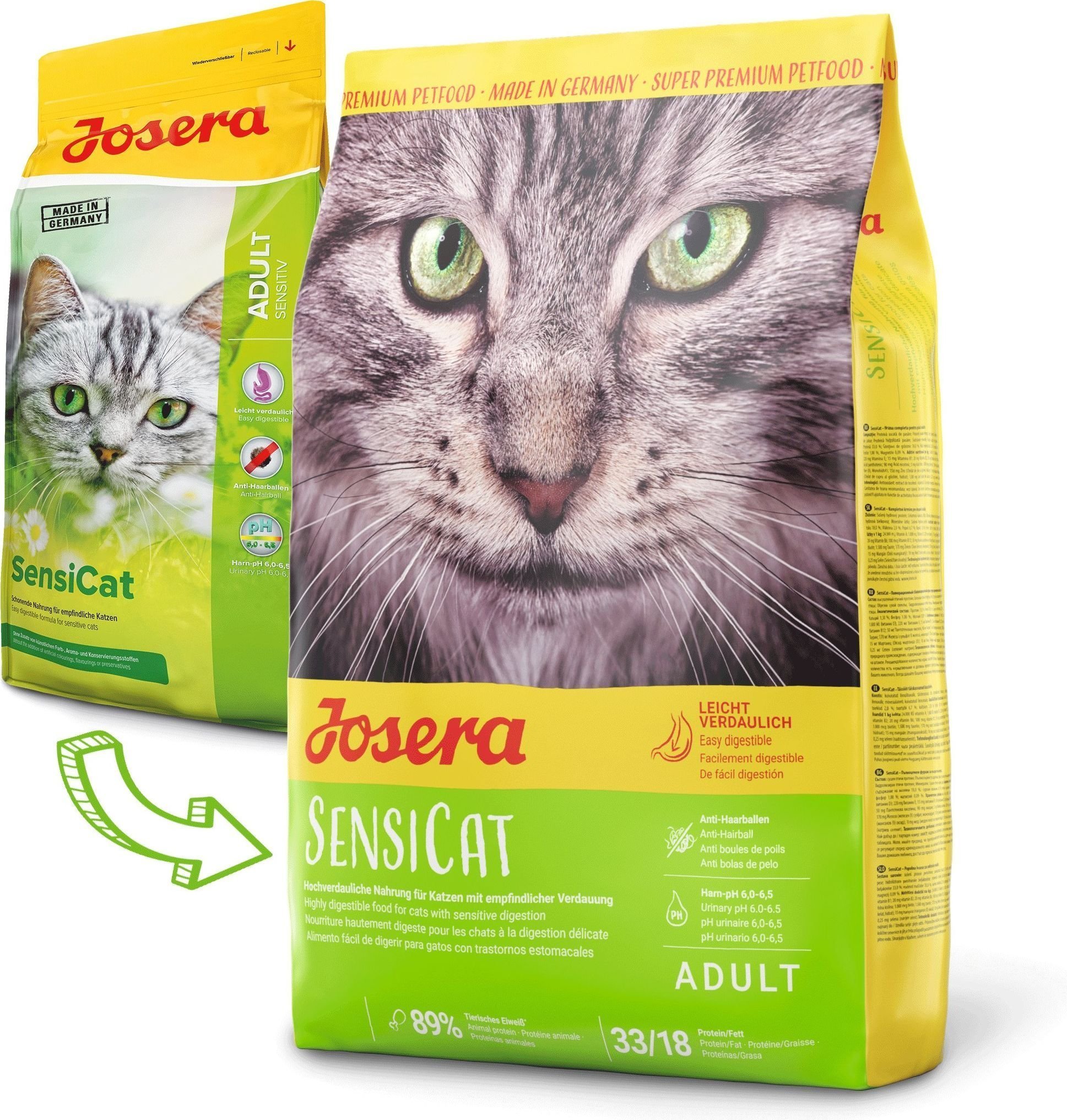 Hrana uscata pentru pisici Josera, SensiCat, 10 Kg