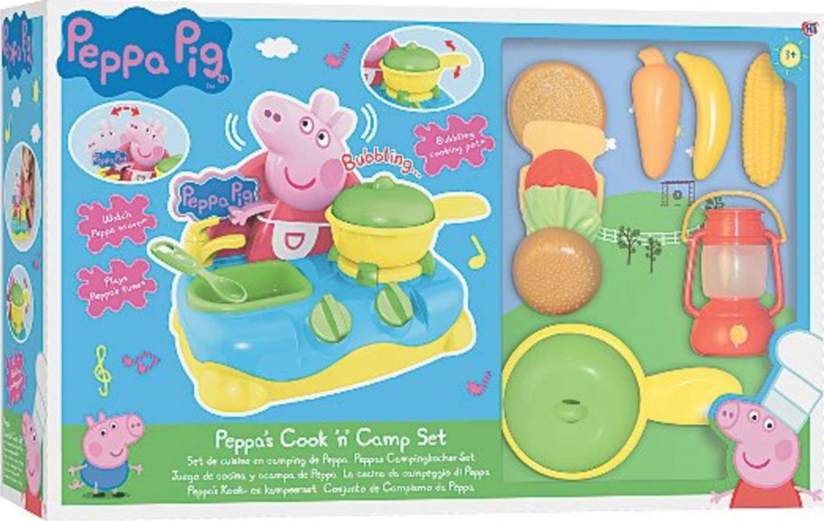 HTI Peppa Pig Oala de gătit Set de gătit alimente 66314