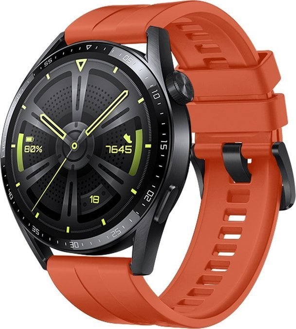 Huawei HUAWEI PASEK SILIKONOWY OPASKA BRANSOLETA DO ZEGARKA SMARTWATCH HUAWEI WATCH GT 3 42MM POMARAŃCZOWY standard