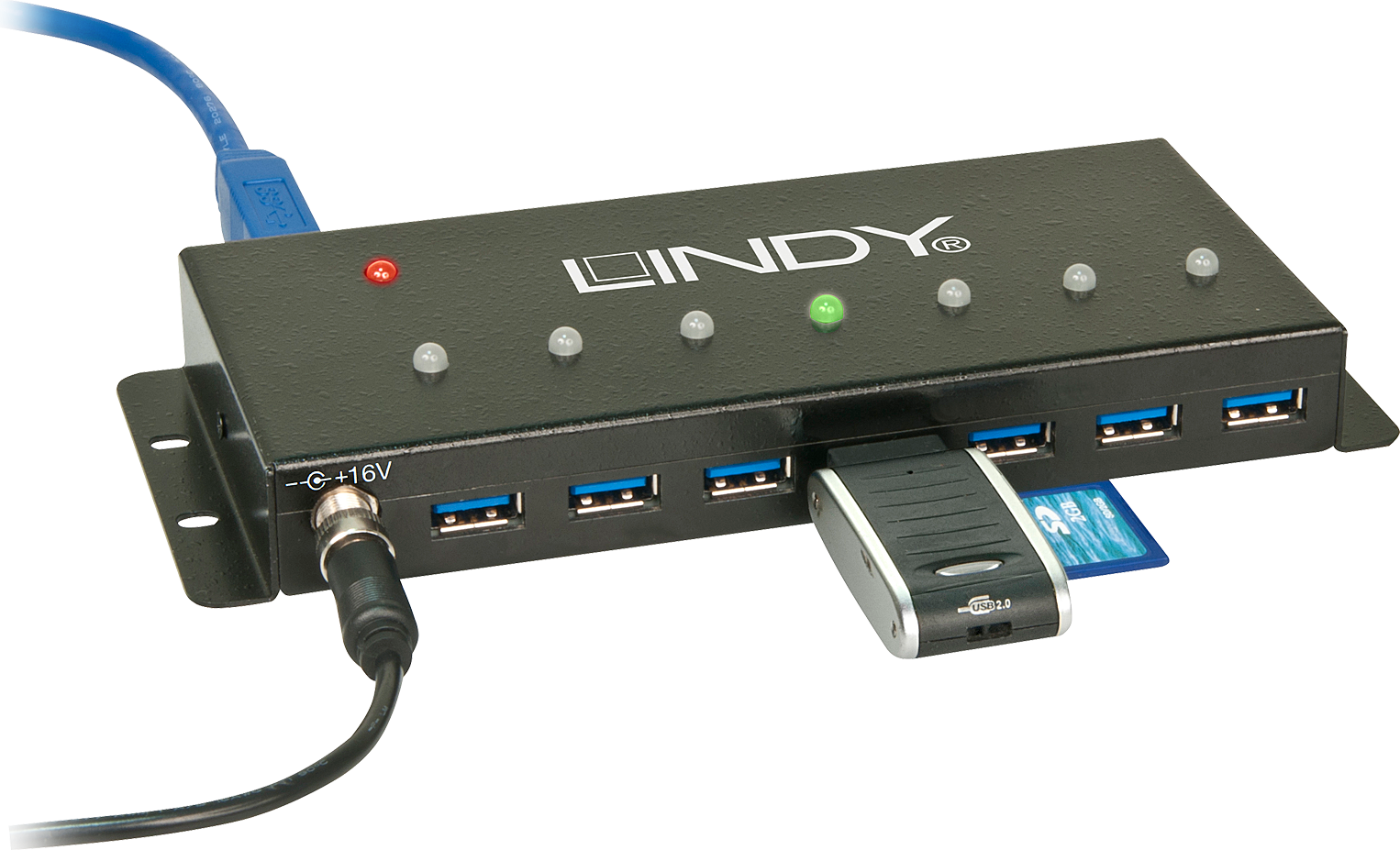 Hub lindy USB 3.0 Industrial Hub (43128)