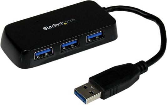 Hub startech 4x USB 3.0 negru (ST4300MINU3B)