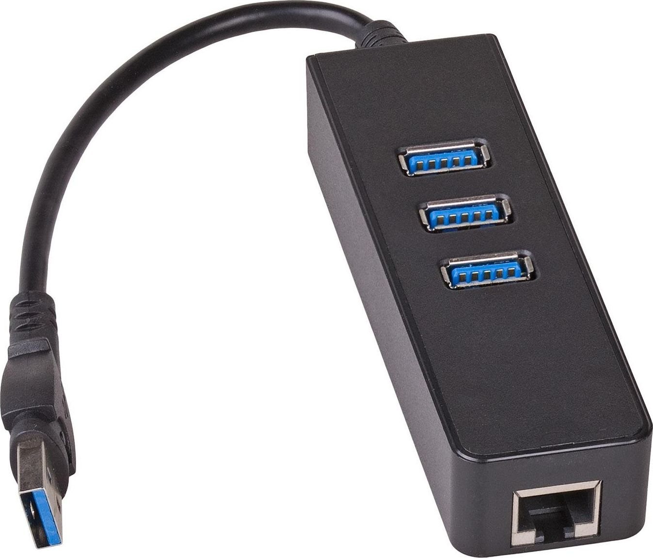 HUB USB Akyga 1x RJ-45 + 3x USB-A 3.0 (AK-AD-32)