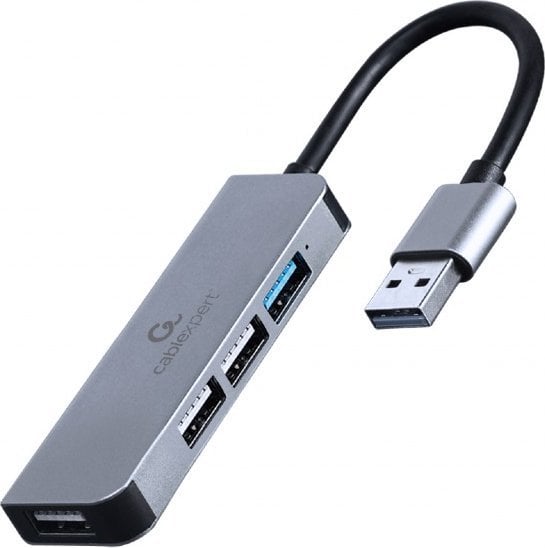 Hub-uri - HUB USB Gembird GEMBIRD Hub USB 3.0 4 porturi 1 x USB 3.1 + 3 x USB 2.0 negru