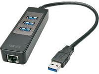Hub lindy Hub &amp; Adaptor USB 3.1 Gigabit Ethernet - 43176
