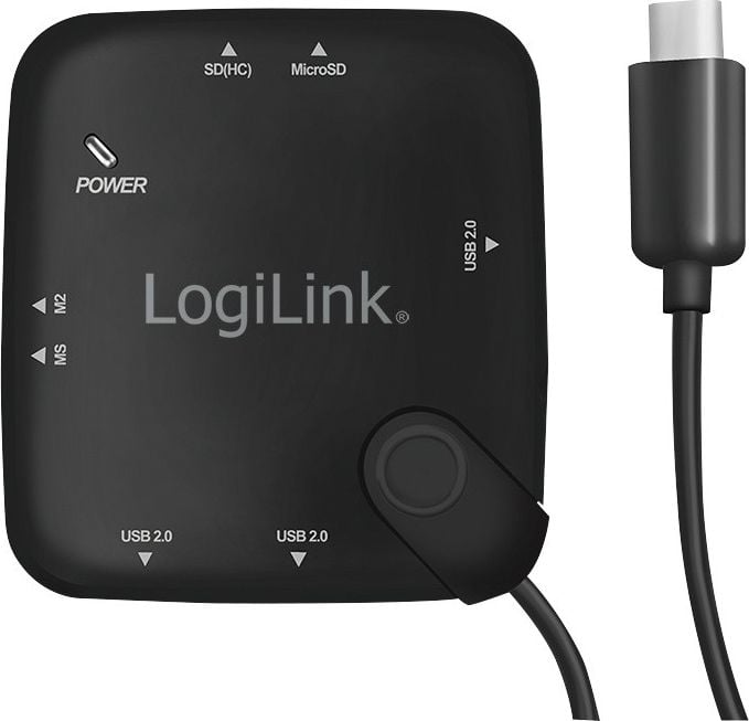 HUB USB LogiLink 1x SD + 3x USB-A 2.0 (UA0345)