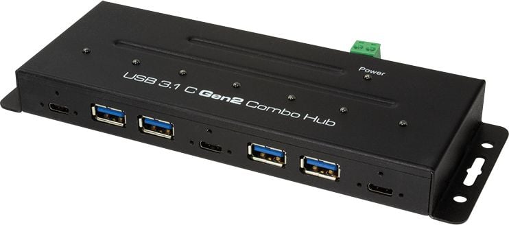 HUB USB LogiLink 3x USB-C + 4x USB-A 3.2 Gen1 (UA0319)