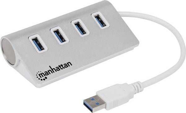 Hub-ul USB Manhattan 4x USB-A 3.0 (163767)