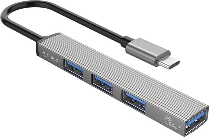Hub-uri - HUB USB Orico 4x USB-A 3.0 (AH-13-GY-BP)