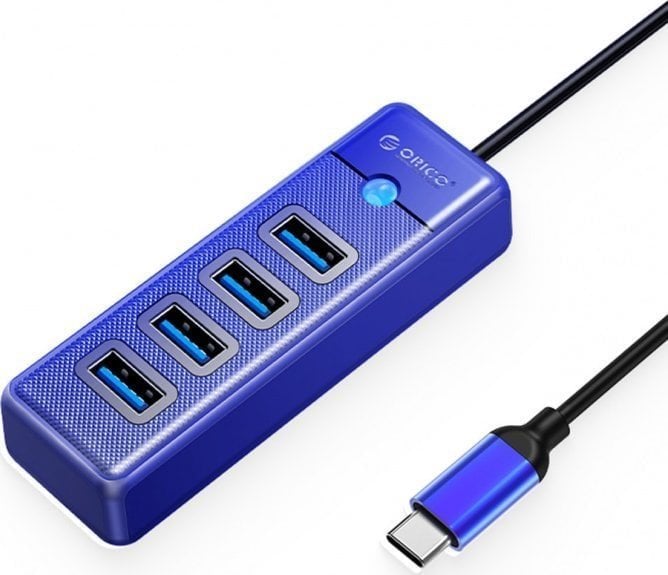 Hub-uri - HUB USB Orico Orico Hub USB-A 4x USB-A 3.1 albastru