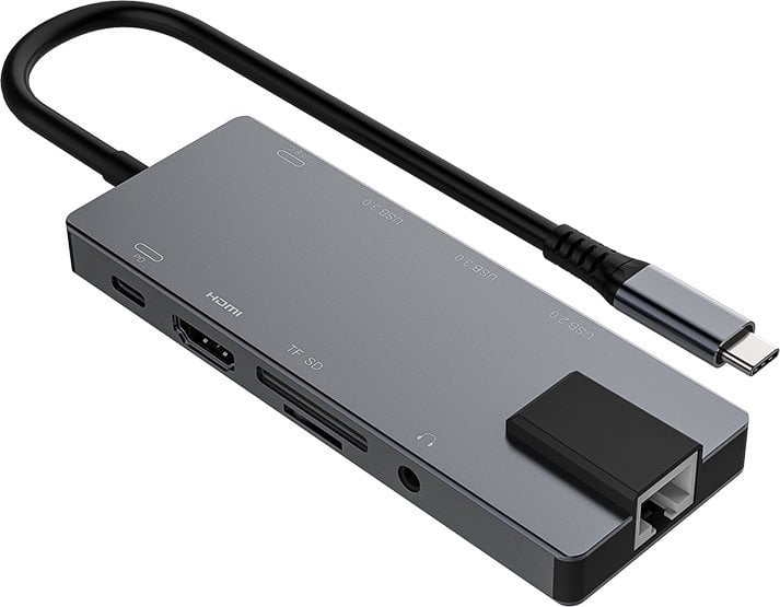 HUB USB ProXtend ProXtend USB-C 10 în 1 HUB video și rețea PD 100W