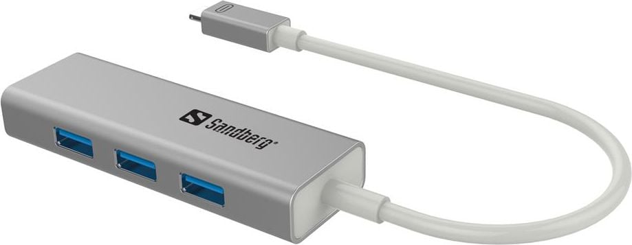 Hub-uri - Convertor Sandberg USB-C - 3 x USB 3.0