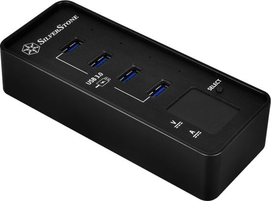 Hub USB SilverStone 4 porturi USB 3.0 (SST-EP03)