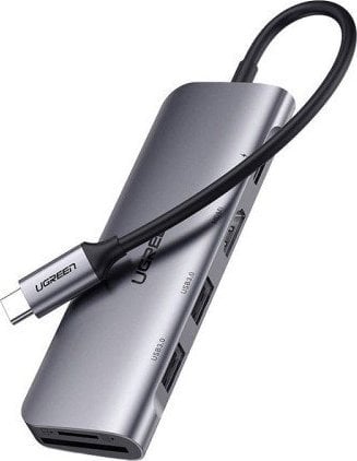 HUB USB Ugreen Adapter HUB UGREEN CM195 USB-C do HDMI, 2x USB-A 3.0, SD/TF, PD
