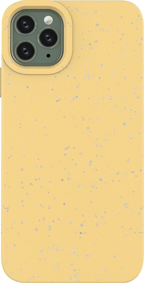 Hurtel Eco Case etui do iPhone 11 Pro Max silikonowy pokrowiec obudowa do telefonu żółty