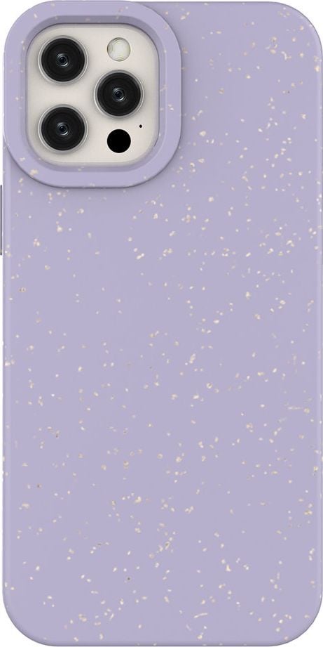 Hurtel Eco Case etui do iPhone 12 Pro Max silikonowy pokrowiec obudowa do telefonu fioletowy