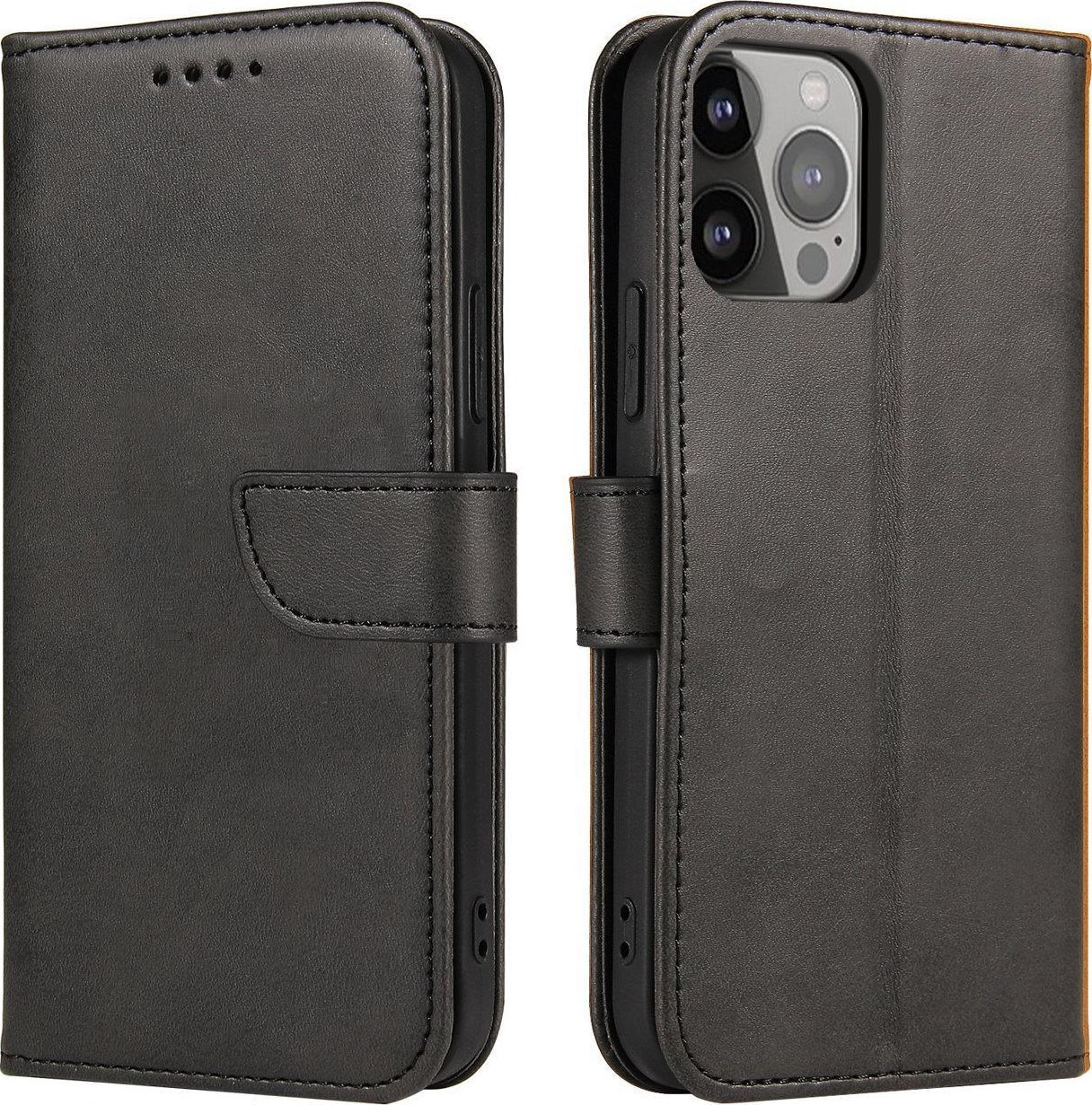 Hurtel Etui z klapką i portfelem do Sony Xperia 1 V Magnet Case - czarne