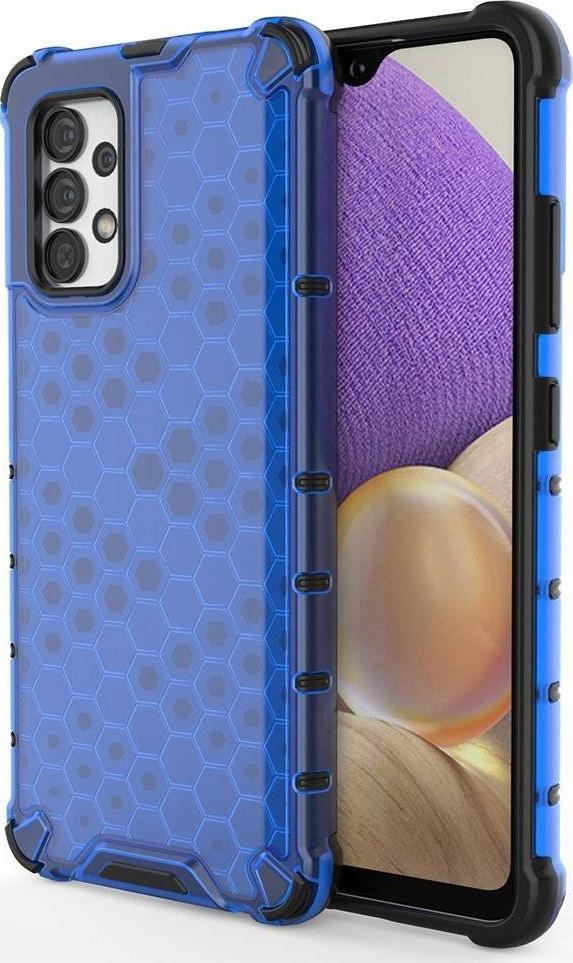 Hurtel Honeycomb etui pancerny pokrowiec z żelową ramką Samsung Galaxy A13 5G niebieski