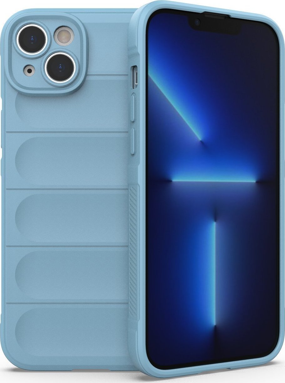 Hurtel Magic Shield Case etui do iPhone 14 Plus elastyczny pancerny pokrowiec jasnoniebieski