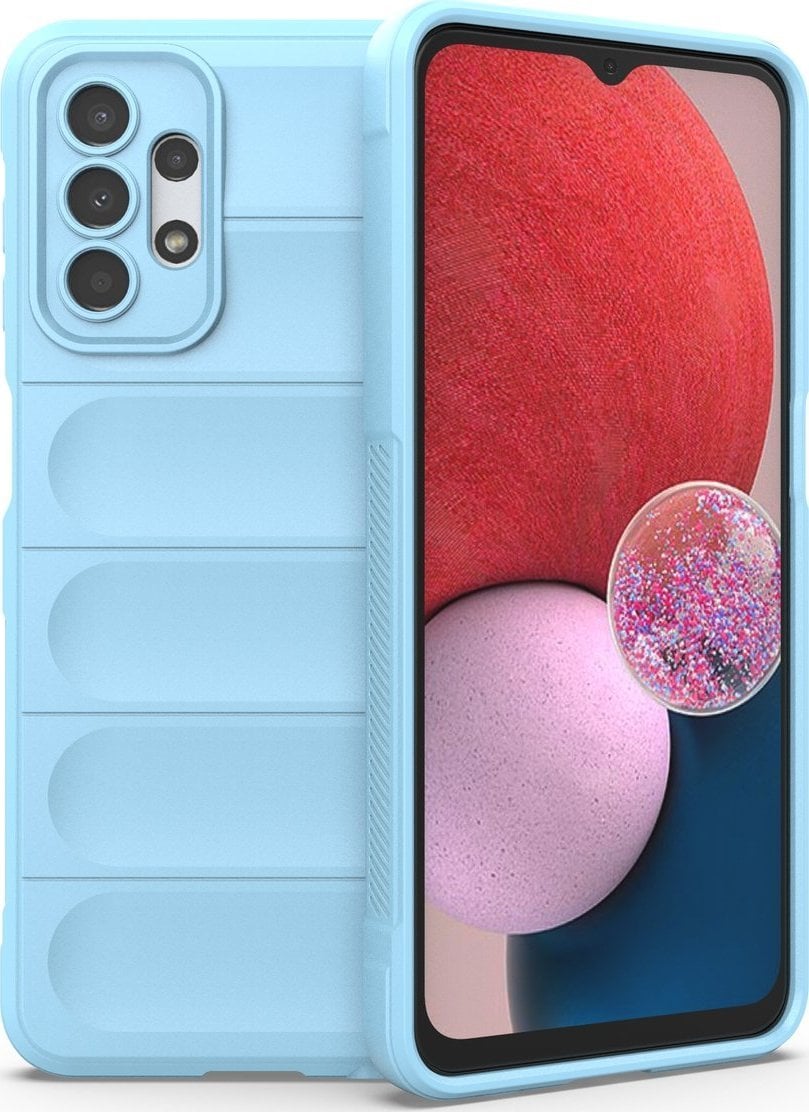 Hurtel Magic Shield Case etui do Samsung Galaxy A13 5G elastyczny pancerny pokrowiec jasnoniebieski