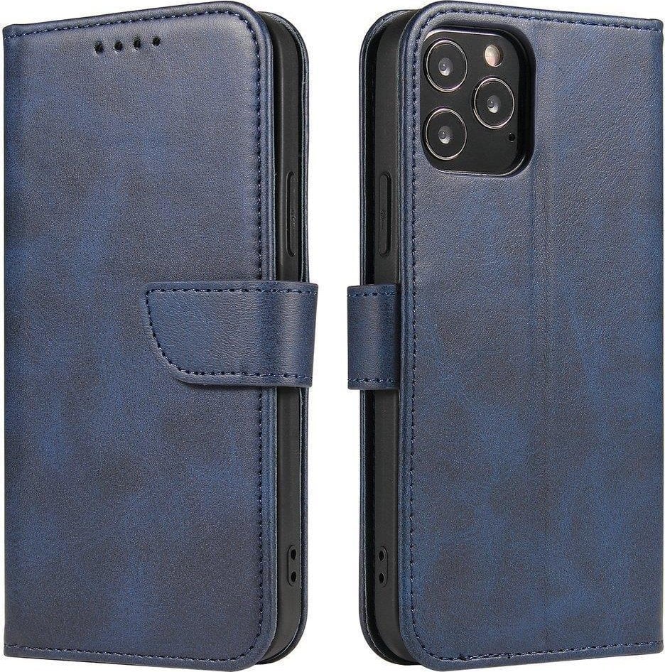 Hurtel Magnet Case elegancki futerał etui pokrowiec z klapką i funkcją podstawki Xiaomi Redmi Note 11 Pro+ 5G / 11 Pro 5G / 11 Pro niebieski