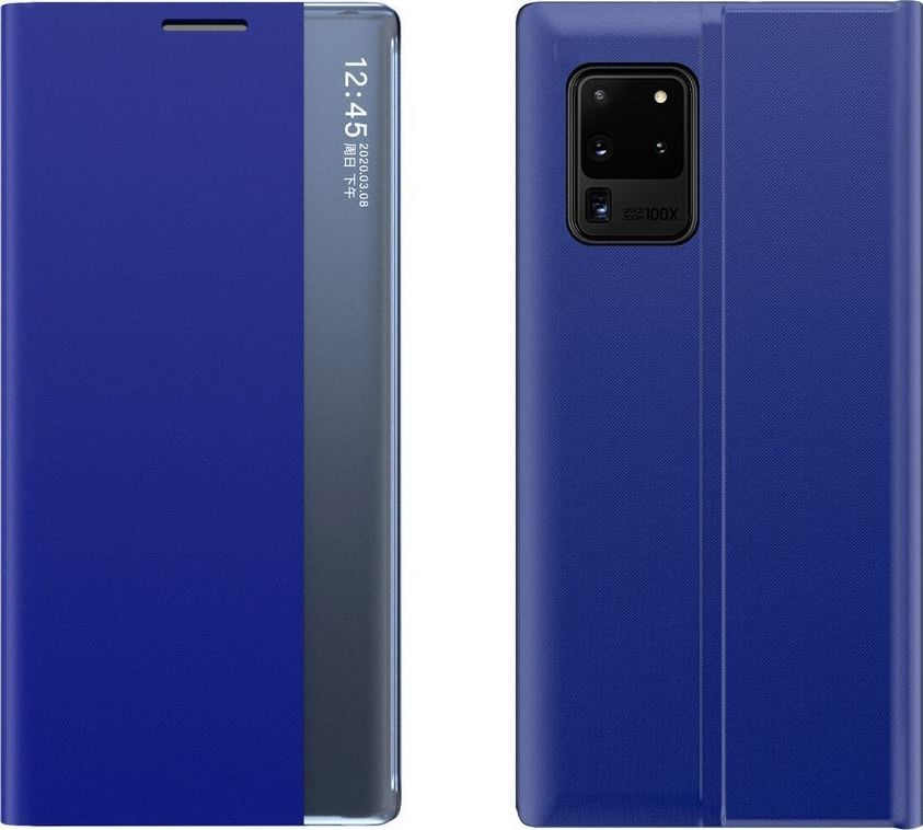 Hurtel New Sleep Case pokrowiec etui z klapką z funkcją podstawki Samsung Galaxy A72 niebieski