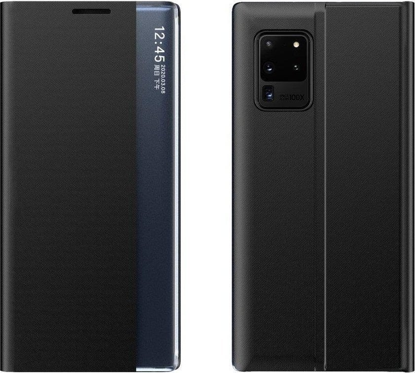 Hurtel New Sleep Case pokrowiec etui z klapką z funkcją podstawki Samsung Galaxy M53 5G czarny