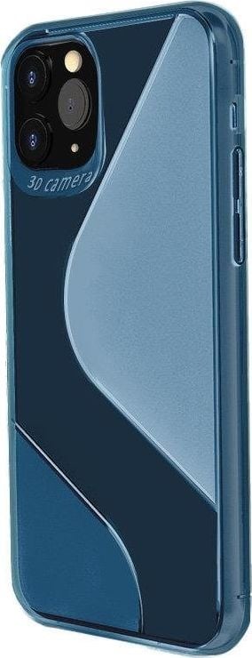 Hurtel S-Case elastyczne etui pokrowiec Huawei P40 Lite E niebieski