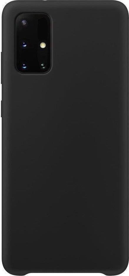 Hurtel Silicone Case elastyczne silikonowe etui pokrowiec Samsung Galaxy A72 4G czarny
