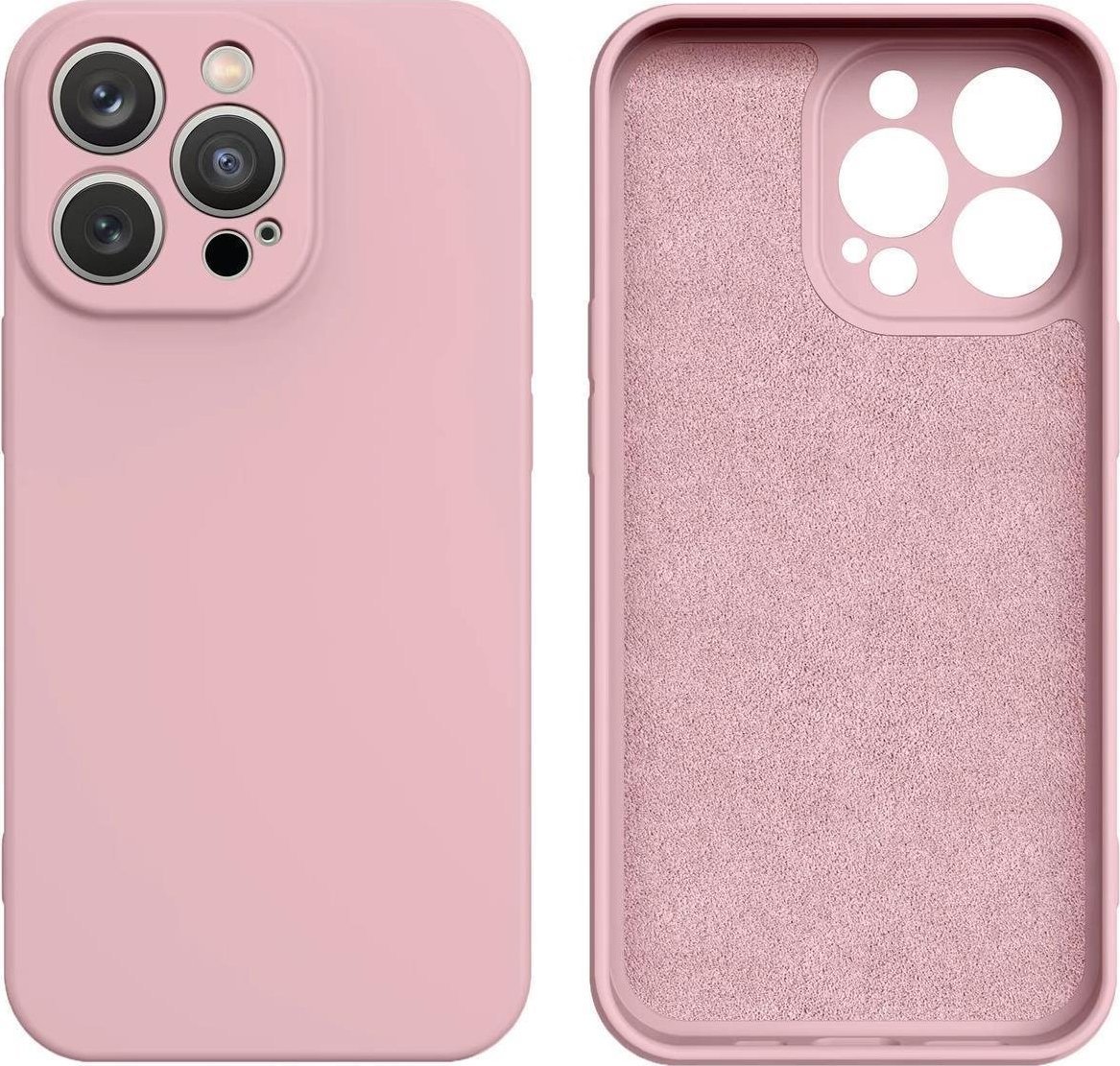 Hurtel Silicone case etui Samsung Galaxy A54 5G silikonowy pokrowiec różowe