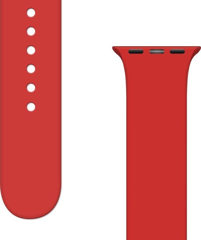 Hurtel Silicone Strap APS silikonowa opaska do Watch Ultra / 8 / 7 / 6 / 5 / 4 / 3 / 2 / SE (45 / 44 / 42mm) pasek bransoleta do zegarka czerwony