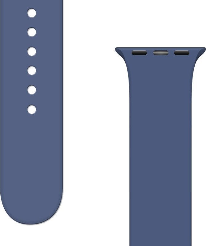 Hurtel Silicone Strap APS silikonowa opaska do Watch Ultra / 8 / 7 / 6 / 5 / 4 / 3 / 2 / SE (45 / 44 / 42mm) pasek bransoleta do zegarka niebieski