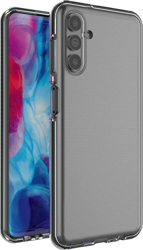 Hurtel Spring Case pokrowiec żelowe etui z kolorową ramką do Samsung Galaxy A13 5G czarny
